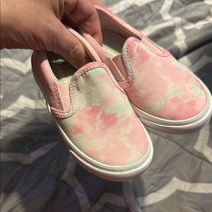 Old Navy Pink and Green Casual Sneakers